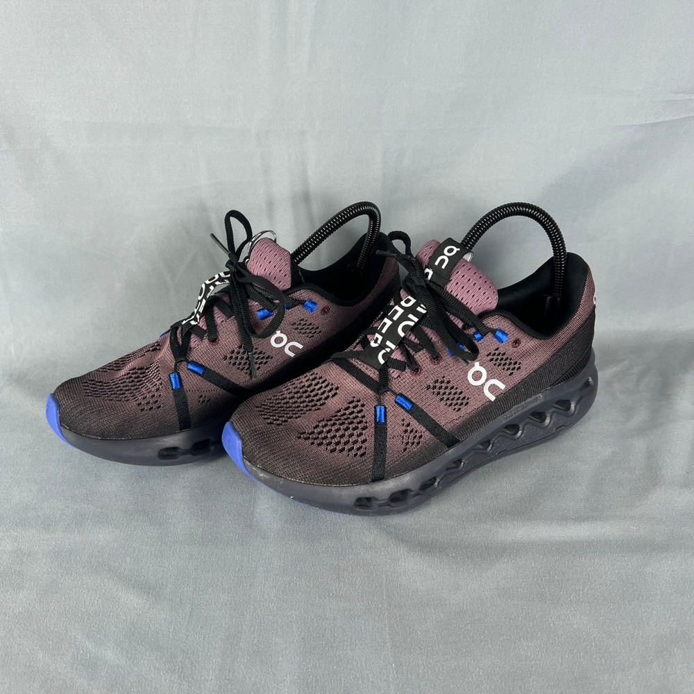 On Cloudsurfer 3MD10421509 Road Running Shoes Women's US 9 Black Cobalt Sneakers